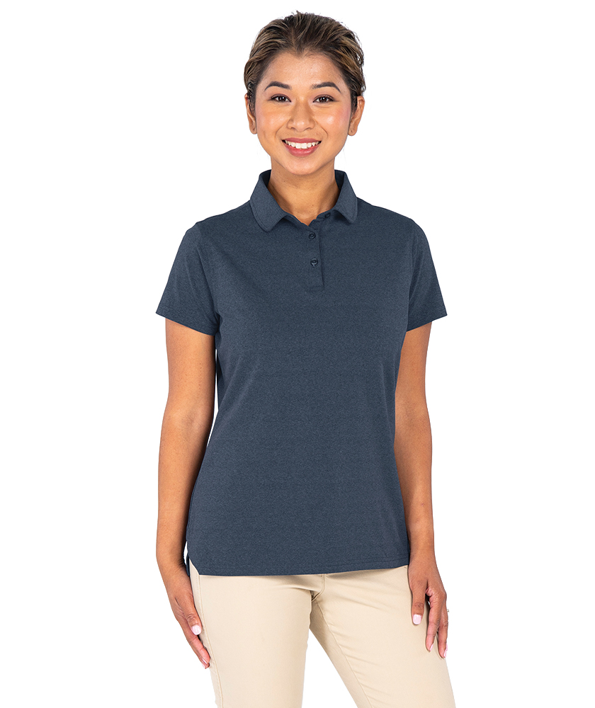 Apparel River Stretch Charles Women\'s Polo Eco-Logic Heathered |