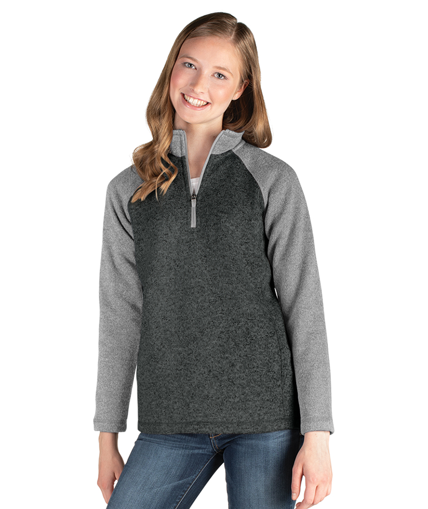 Women's Heathered Fleece Full Zip from Charles River – The Bowdoin Store