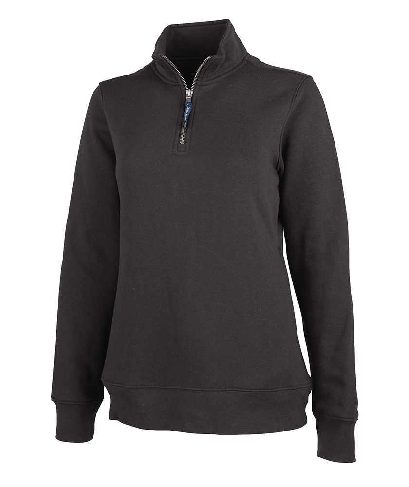 Women's Crosswind Quarter Zip Sweatshirt | Charles River Apparel