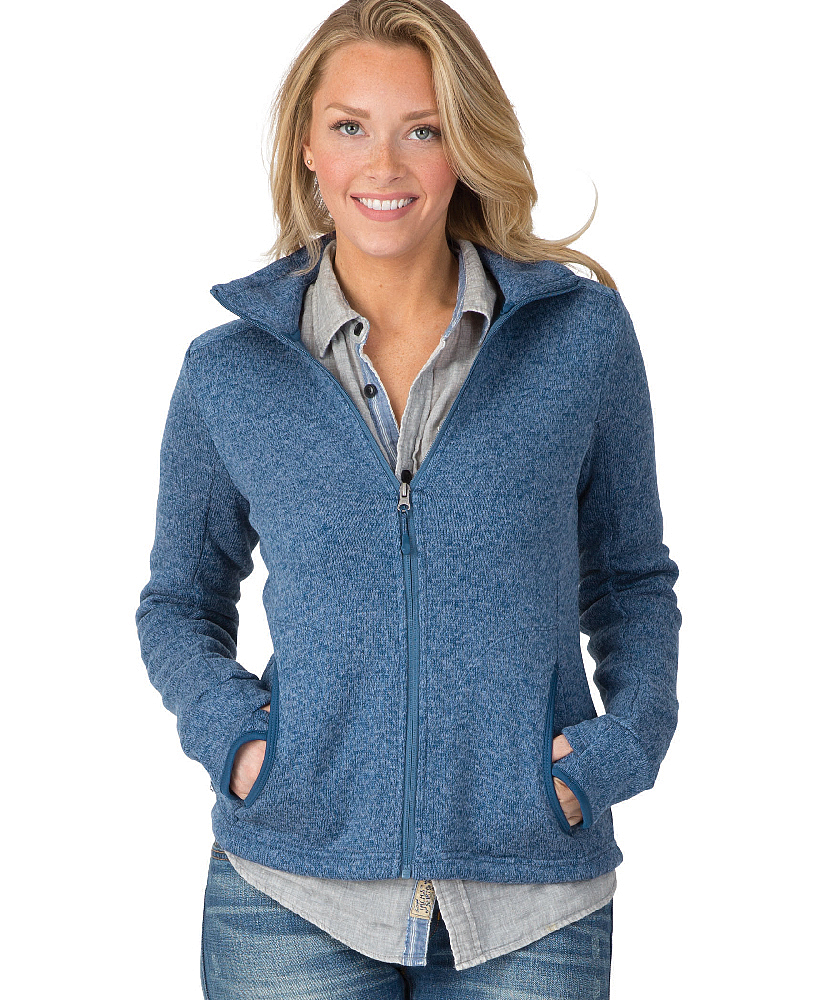 Charles River Apparel® Women's Heathered Fleece Jacket – South
