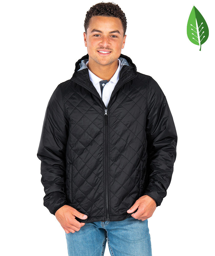 Men's Lithium Quilted Hooded Jacket | Charles River Apparel