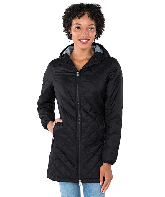 Women's Lithium Quilted Hooded Parka | Charles River Apparel