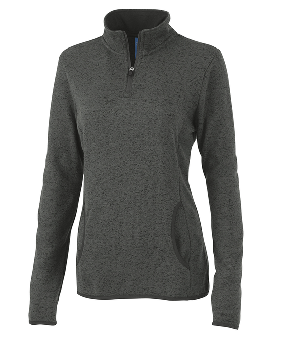 Women's Heathered Fleece Pullover | Charles River Apparel