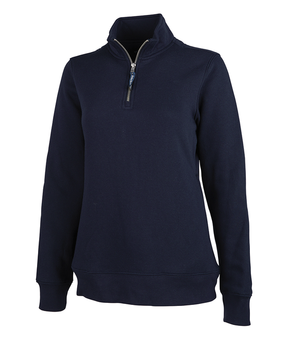 Women's Crosswind Quarter Zip Sweatshirt | Charles River Apparel