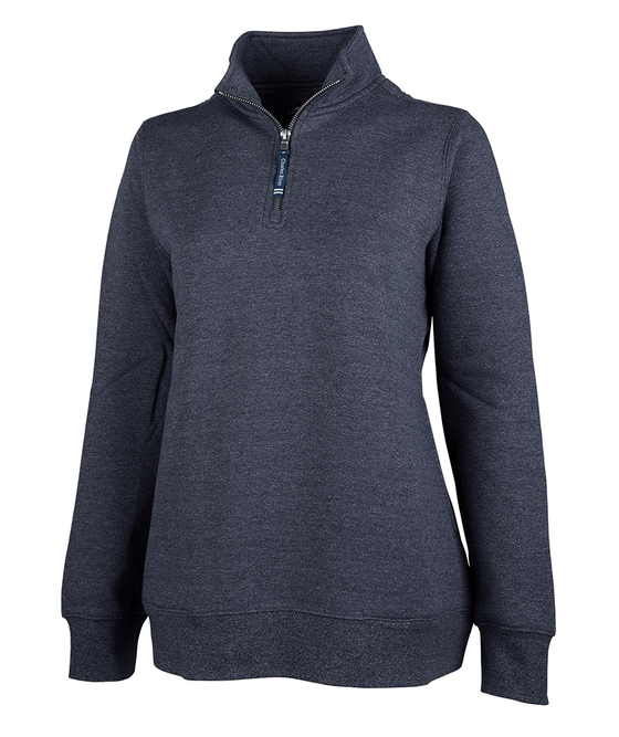 Women's Crosswind Quarter Zip Sweatshirt | Charles River Apparel