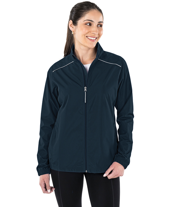 Women's Skyline Pack-N-Go® Full Zip Reflective Jacket | Charles River ...