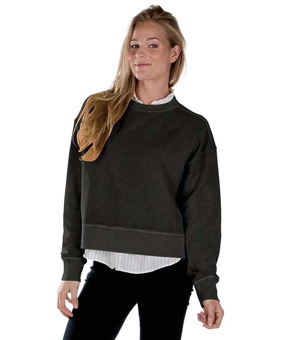 Camden Crew Crop Sweatshirt | Charles River Apparel